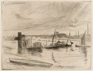 Battersea Morgendämmerung (Cadogan Pier)