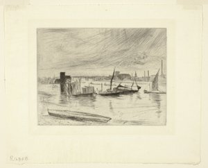 Morgendämmerung in Battersea (Cadogan Pier)
