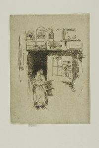 Vogelgeschäft - Seven Dials von James Abbott McNeill Whistler