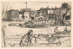 Black Lion Wharf von James McNeill Whistler