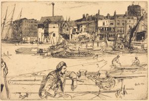 Black Lion Wharf von James McNeill Whistler