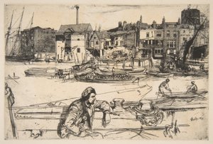 Black Lion Wharf von James McNeill Whistler