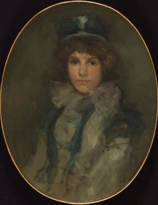 Blau und Koralle: Der kleine blaue Hut von James McNeill Whistler