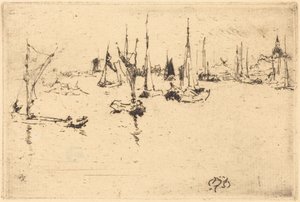 Boote, Dordrecht von James McNeill Whistler