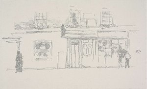 Chelsea Shops von James Abbott McNeill Whistler