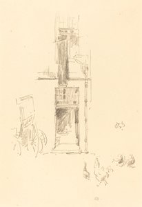 Hähne und Hennen, Hôtel Colbert von James Abbott McNeill Whistler