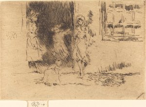 Hüttentür von James Abbott McNeill Whistler