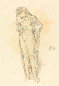 Drapierte Figur, stehend von James Abbott McNeill Whistler