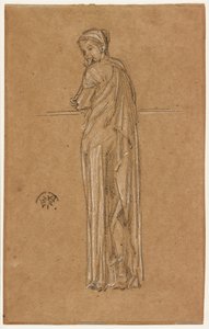 Gekleidete stehende Figur von James Abbott McNeill Whistler