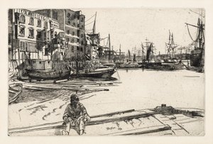 Eagle Wharf von James McNeill Whistler