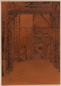 Radierplatte: Der Kalkbrenner von James Abbott McNeill Whistler