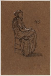 Weibliche Figur, sitzend