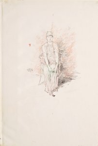 Figurenstudie in Farben von James McNeill Whistler