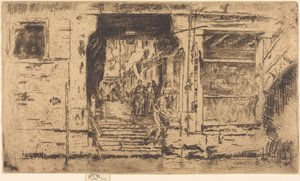 Fischladen, Venedig von James McNeill Whistler
