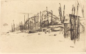 Fischerboote, Hastings von James Abbott McNeill Whistler