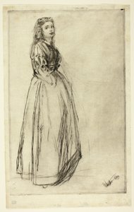 Fumette, stehend