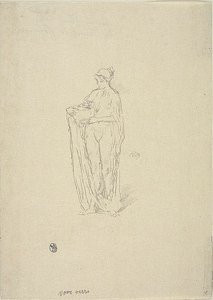 Mädchen mit Schüssel von James Abbott McNeill Whistler