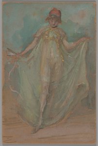 Grün und Blau: Die Tänzerin von James McNeill Whistler