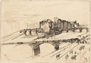 Île de la Cité, Paris von James McNeill Whistler