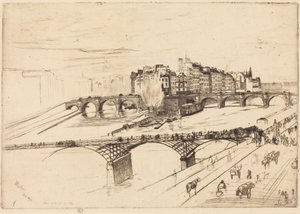 Île de la Cité, Paris von James McNeill Whistler