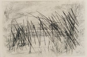 Landschaft mit einem Fischer von James Abbott McNeill Whistler