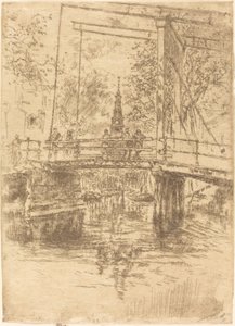 Kleine Zugbrücke, Amsterdam von James Abbott McNeill Whistler