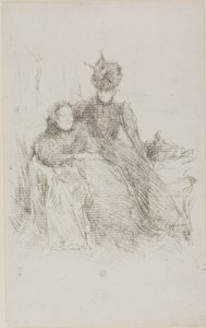 Mutter und Tochter [La Mère Malade] von James Abbott McNeill Whistler