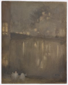 Nocturne: Grau und Gold – Kanal, Holland