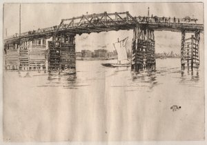 Alte Battersea-Brücke von James McNeill Whistler
