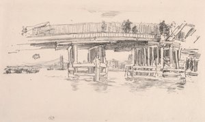 Alte Battersea-Brücke von James McNeill Whistler
