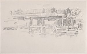 Alte Battersea-Brücke von James McNeill Whistler