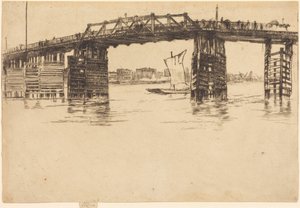 Alte Battersea-Brücke von James McNeill Whistler