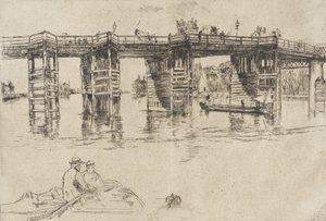 Alte Putney-Brücke von James McNeill Whistler
