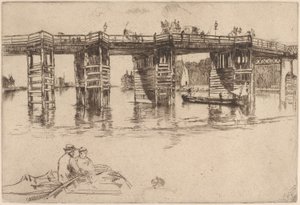 Alte Putney Bridge von James McNeill Whistler