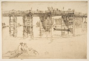 Alte Putney Bridge von James McNeill Whistler