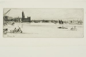 Die alte Westminster-Brücke