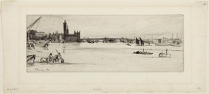 Die alte Westminster Bridge von James McNeill Whistler
