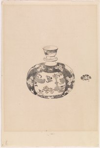 Oviformer Ingwerkrug mit glockenförmigem Deckel von James Abbott McNeill Whistler