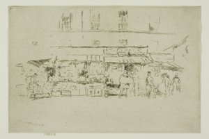 Quai de Montebello von James Abbott McNeill Whistler