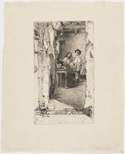 Lumpensammler, Quartier Mouffetard, Paris von James Abbott McNeill Whistler