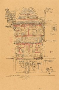 Rotes Haus, Paimpol von James McNeill Whistler