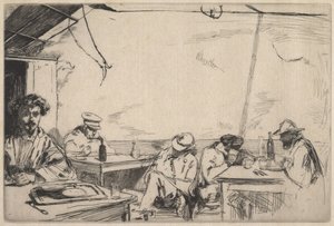 Suppe für drei Sous (Drei-Penny-Suppe) von James McNeill Whistler