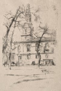 St. Giles-in-the-Fields von James McNeill Whistler