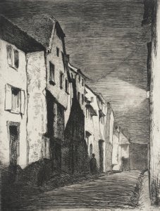 Straße in Saverne von James McNeill Whistler