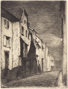 Straße in Zabern von James McNeill Whistler