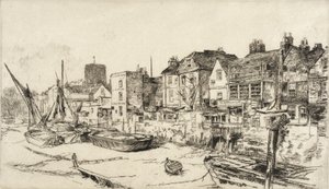 Die "Adam und Eva", Old Chelsea von James McNeill Whistler