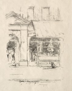 Der Hund des Metzgers von James McNeill Whistler