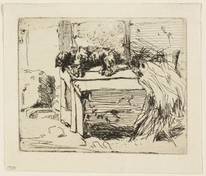 Der Hund auf der Hundehütte von James Abbott McNeill Whistler