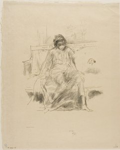 Die drapierte Figur, sitzend von James Abbott McNeill Whistler