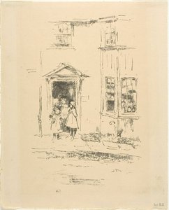 Die kleine Tür, Lyme Regis von James McNeill Whistler